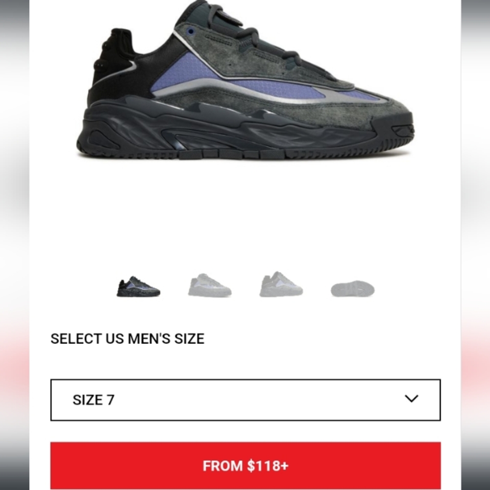 Mens Adidas Niteball Carbon Orbit Violet US 8.5 UK 8